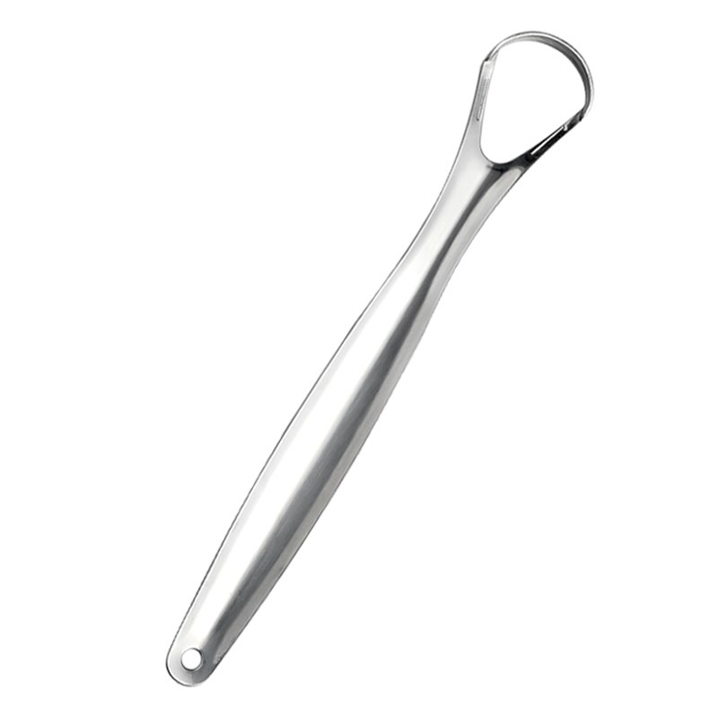 Tongue brush and tongue scraper