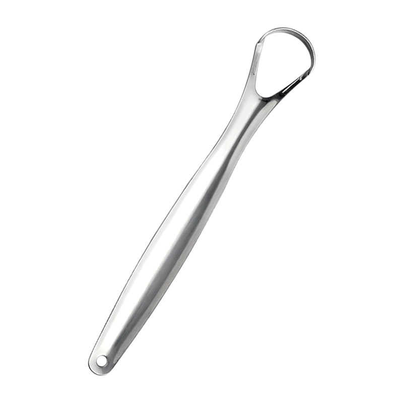 Tongue brush and tongue scraper